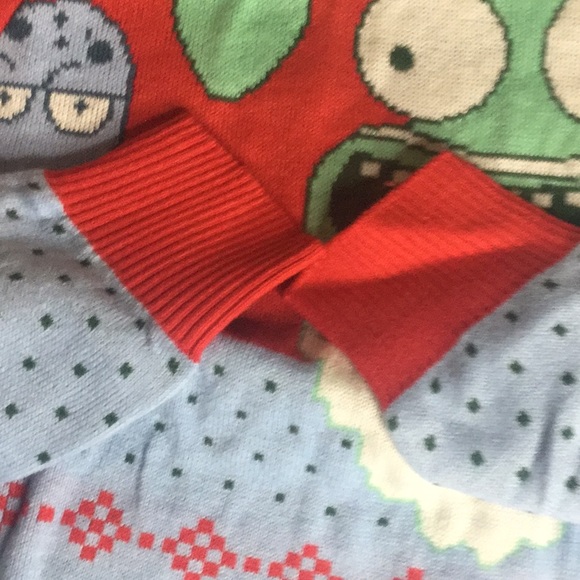 Hulu unique holiday sweater Pickle Rick SOLAR OPPOSITES - Picture 6 of 8